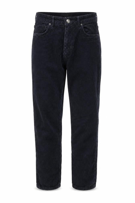 Front view of BDG Men's Black Corduroy Trousers 27W 30L