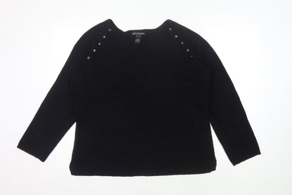 Babette Ballinger Women's Black XL Pullover Jumper