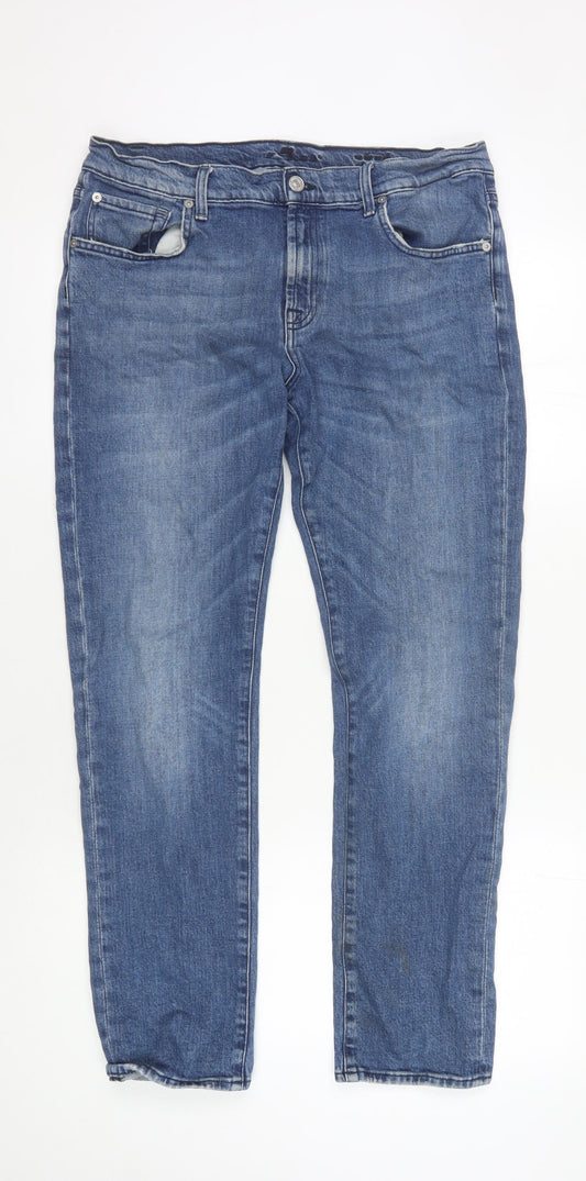 7 For All Mankind Men's Blue Slim Denim Jeans - Size 31