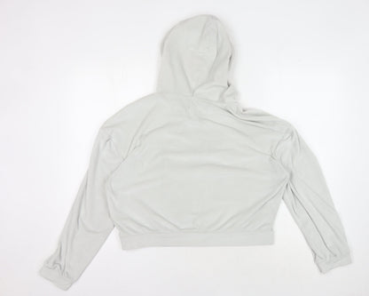 Disney Women’s Grey Hooded Long Sleeve Top