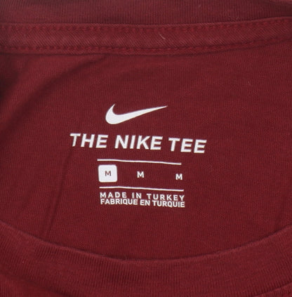 Nike Men's Red Medium Logo T-Shirt