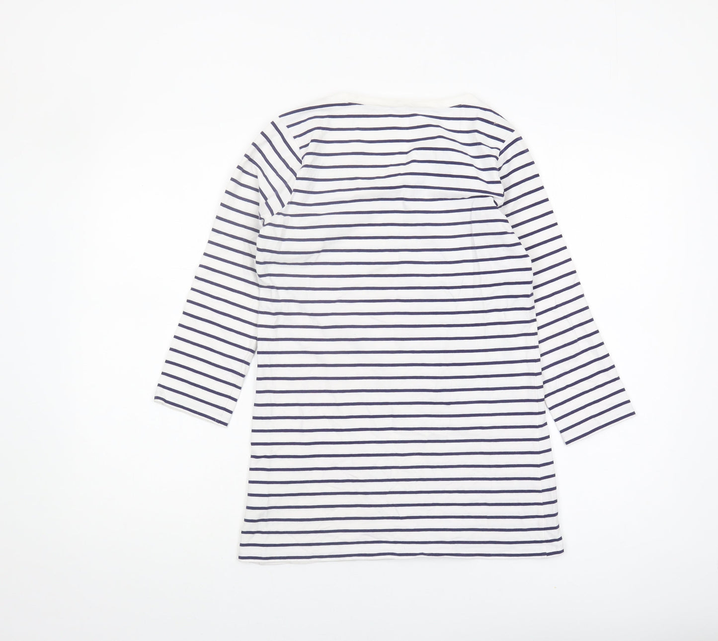 Noisy May Women's Striped Boat Neck T-Shirt, Size 14