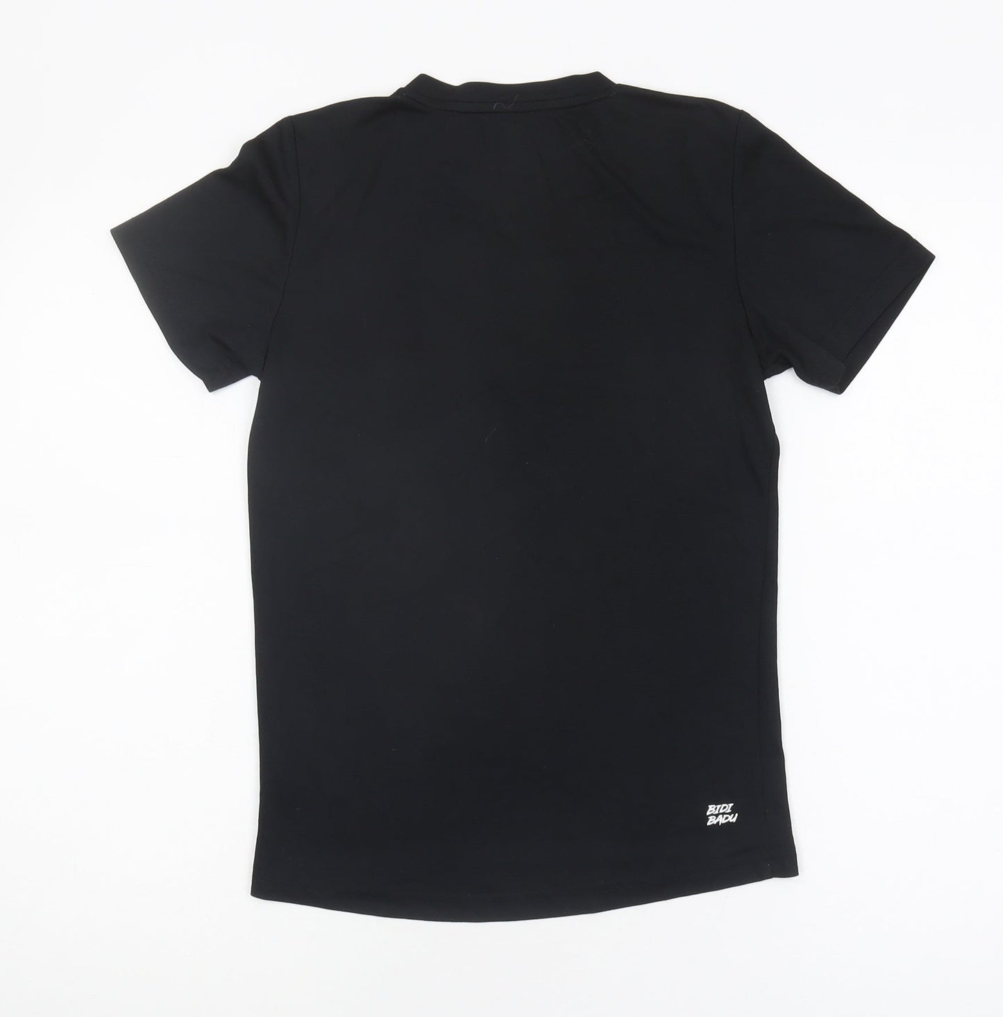 Bidi Badu Girls Black V-Neck T-Shirt Modal Blend - 11-12 Years