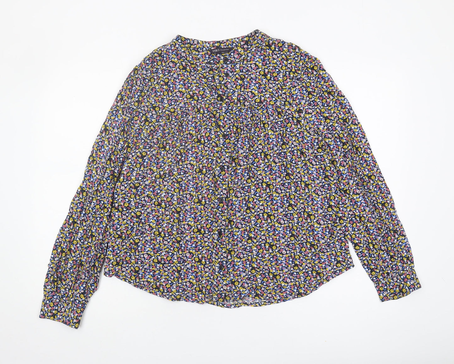 Womens UK Size 10 Marks and Spencer Multicoloured  Blouse
