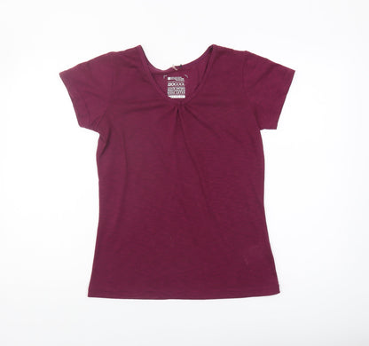 Womens UK Size 10 Mountain Warehouse Purple Basic T-Shirt
