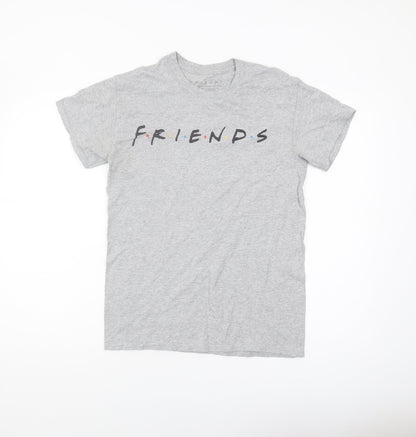 Mens UK Size S Friends Grey  T-Shirt
