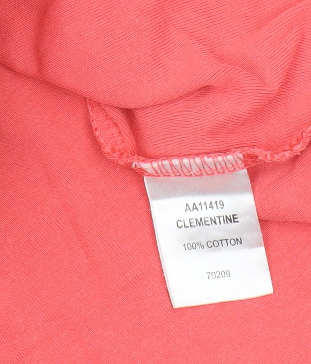 Cotton Traders Women's Red T-Shirt Size 20 Basic Style