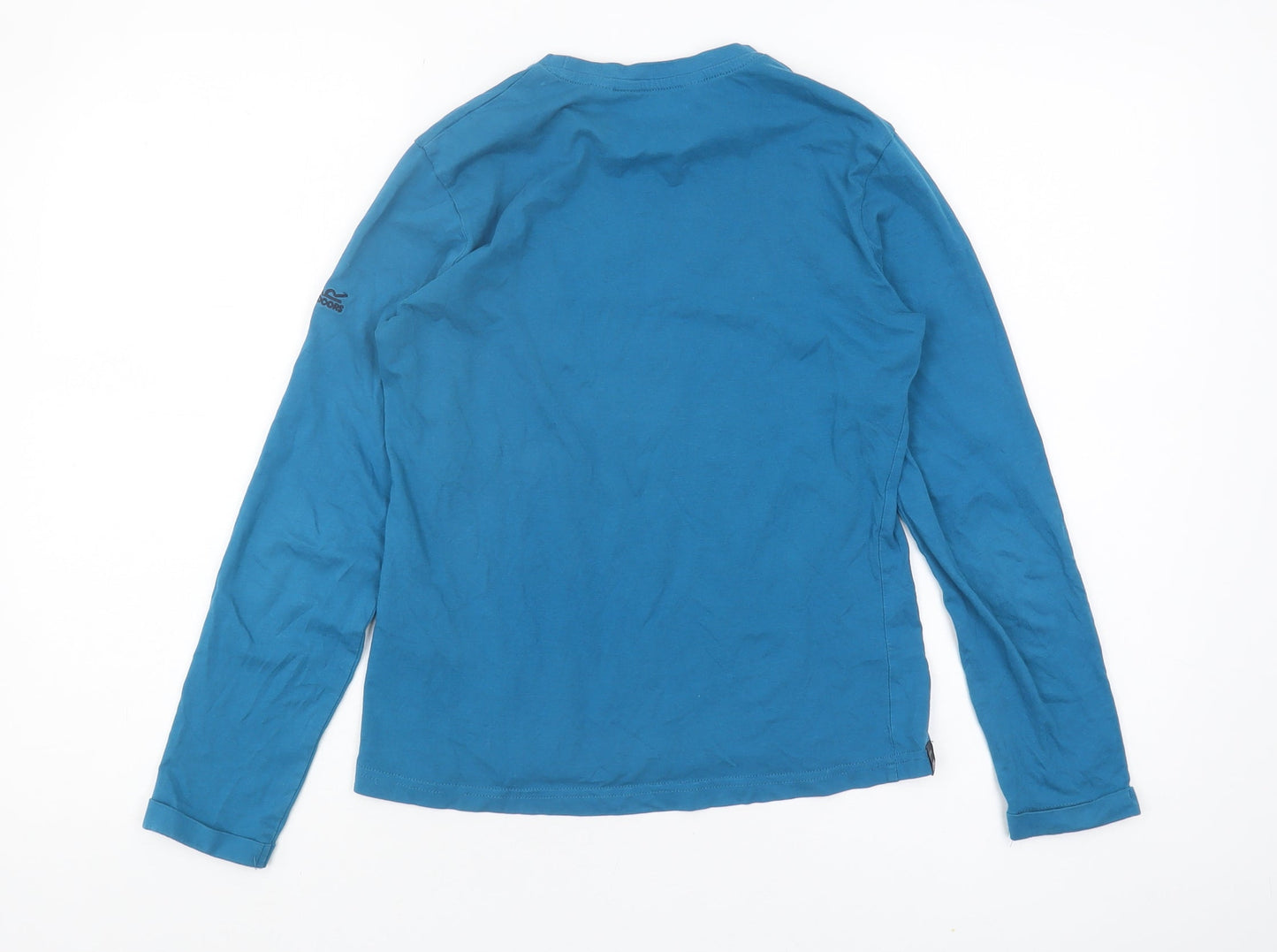 Regatta Girls Blue Graphic Long Sleeve T-Shirt, 12 Years