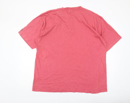 Mens UK Size 2XL Cotton Traders Red  T-Shirt
