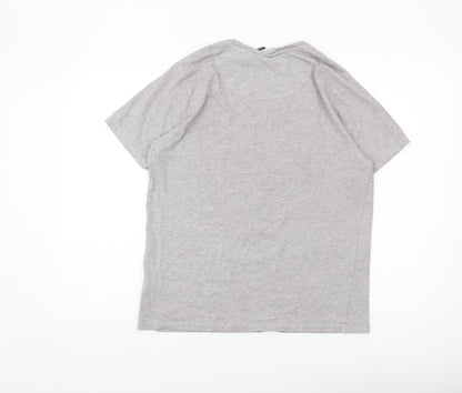 883 Police Men's Grey Graphic T-Shirt, Size M