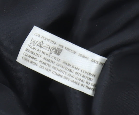 Debenhams Women's Grey Striped Pencil Skirt Size 12