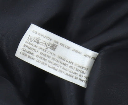 Debenhams Women's Grey Striped Pencil Skirt Size 12