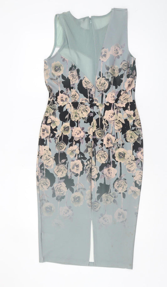 Next Women's Multicoloured Sheath Dress Size 12