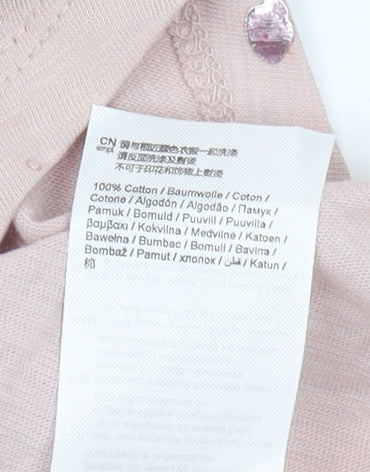 Womens UK Size L Esprit Pink Basic T-Shirt