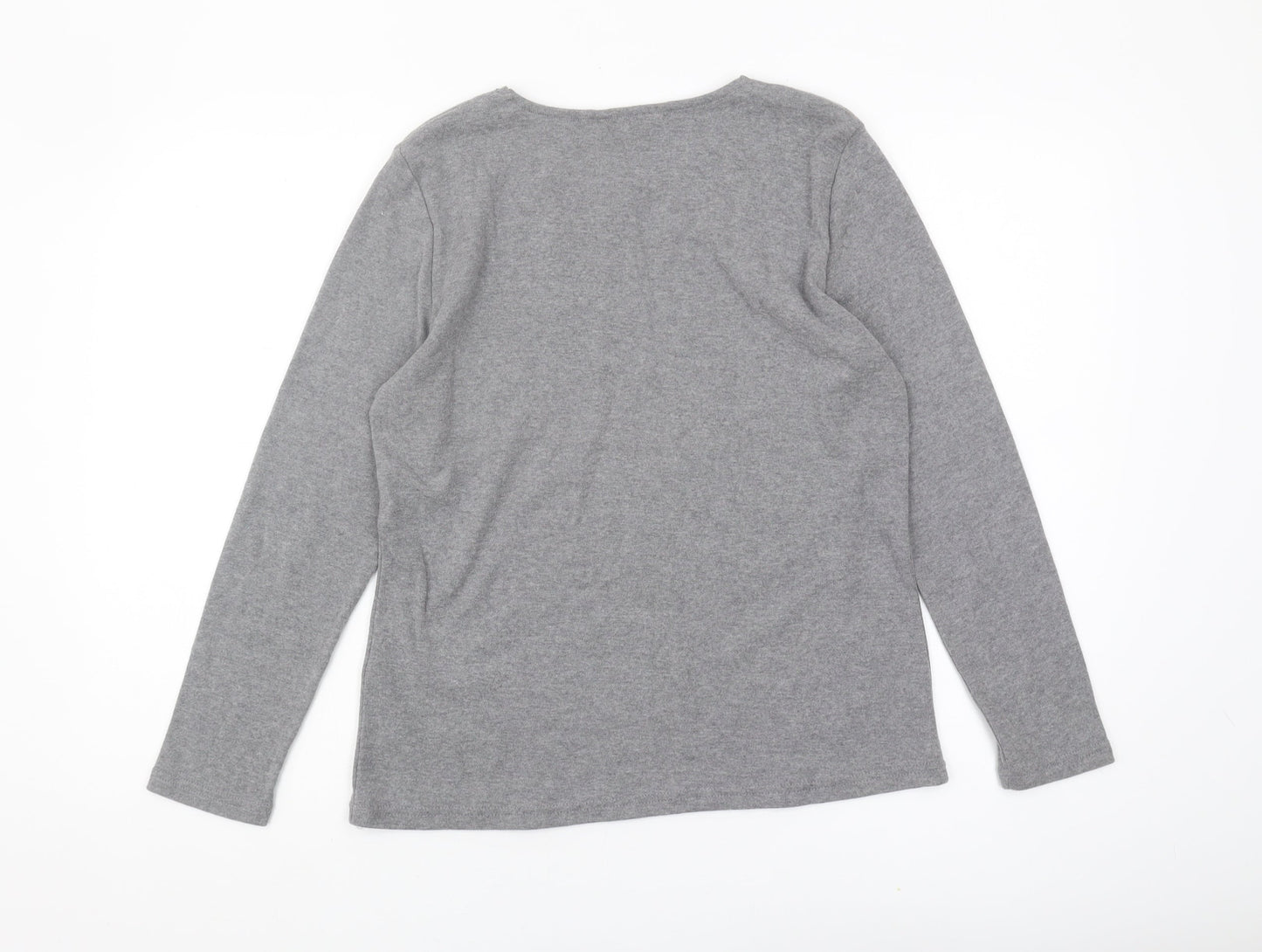 Womens UK Size M Anna Rose Grey  T-Shirt