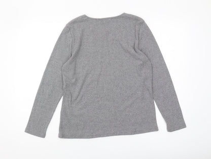 Womens UK Size M Anna Rose Grey  T-Shirt