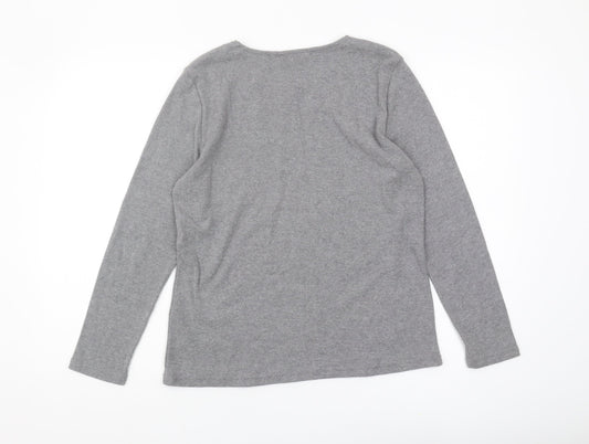 Womens UK Size M Anna Rose Grey  T-Shirt