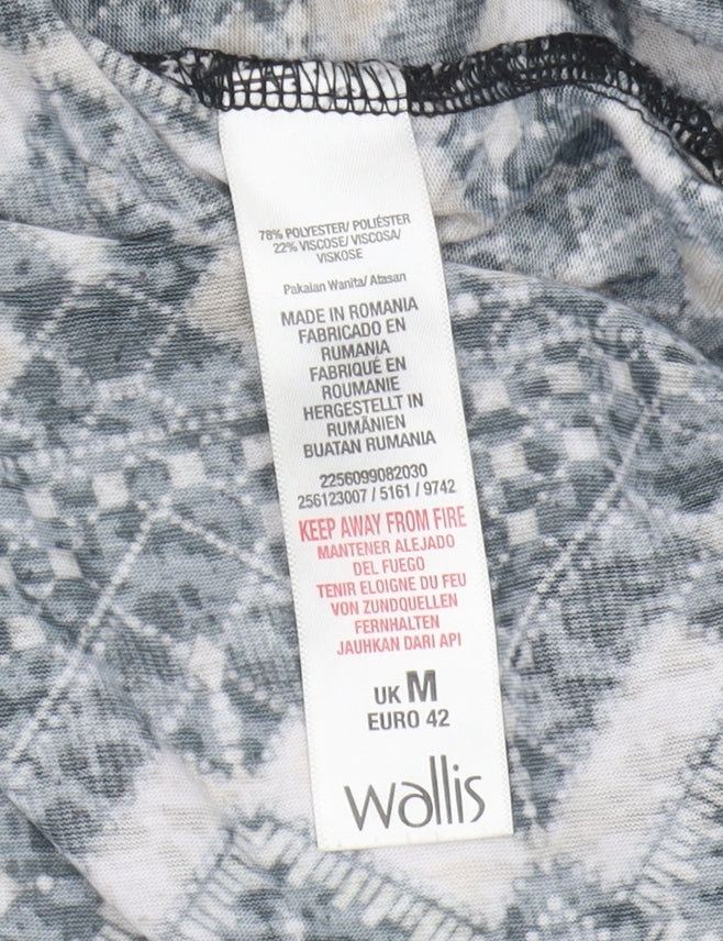 Womens UK Size 14 Wallis Black  Blouse
