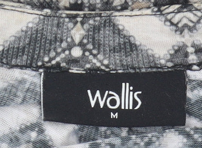 Womens UK Size 14 Wallis Black  Blouse