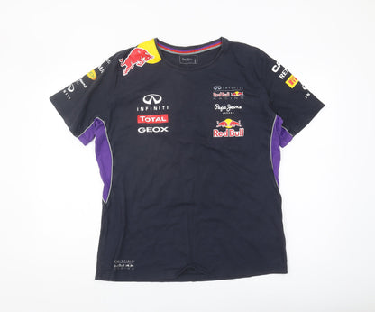 Pepe Jeans Men's Black XL Sports Graphic T-Shirt