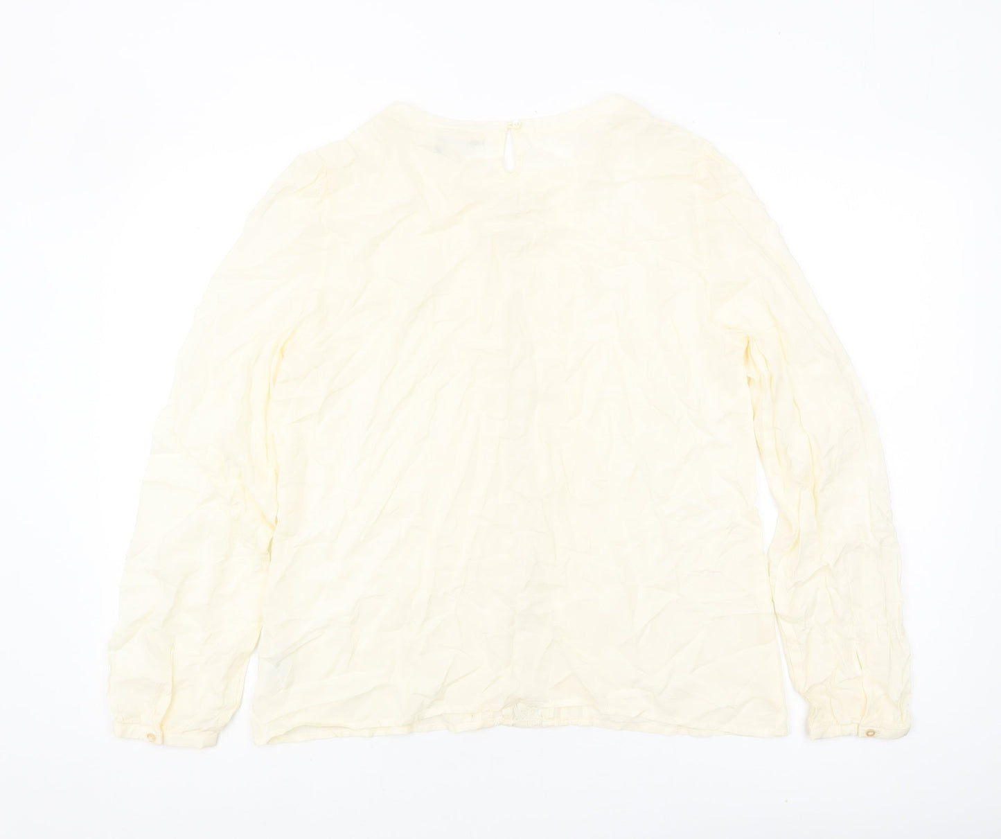 Redoute Creation Ivory Women’s Long Sleeve Blouse Size 10