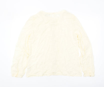 Redoute Creation Ivory Women’s Long Sleeve Blouse Size 10