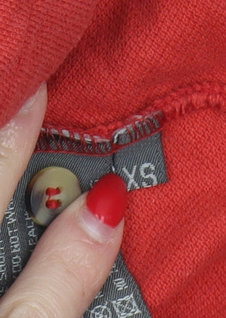 Hawkshead Men's XS Red Cotton Polo Shirt