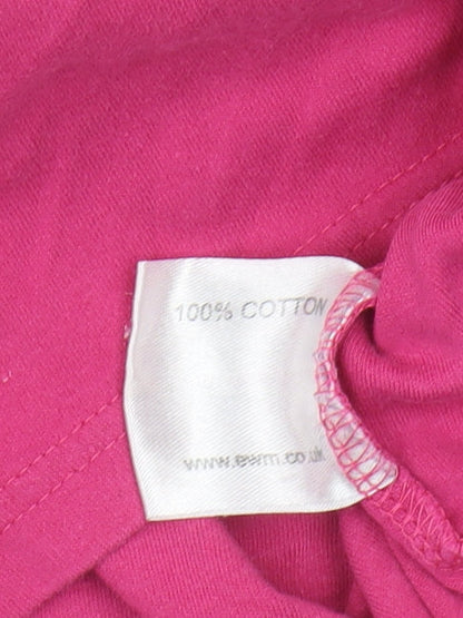 Womens UK Size M Isle Pink  T-Shirt