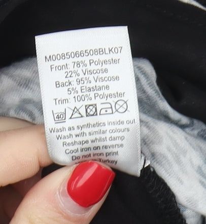 Womens UK Size 24 Bm Casual Black  Blouse