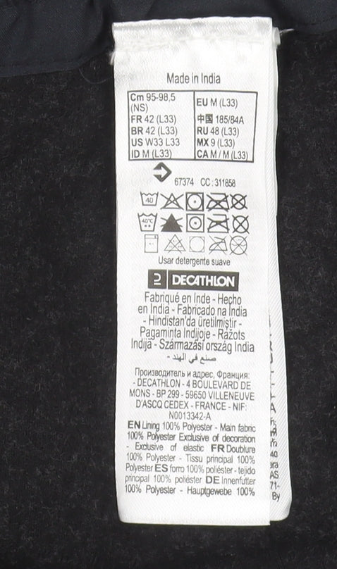 Decathlon Men's Black Jogger Trousers M