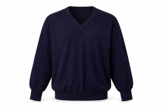 Mens UK Size L Balmoral Blue Pullover Jumper