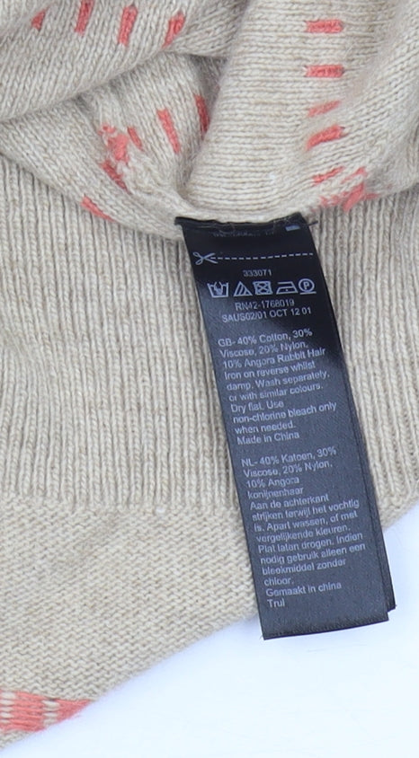 Womens UK Size M Monsoon Beige Pullover Jumper
