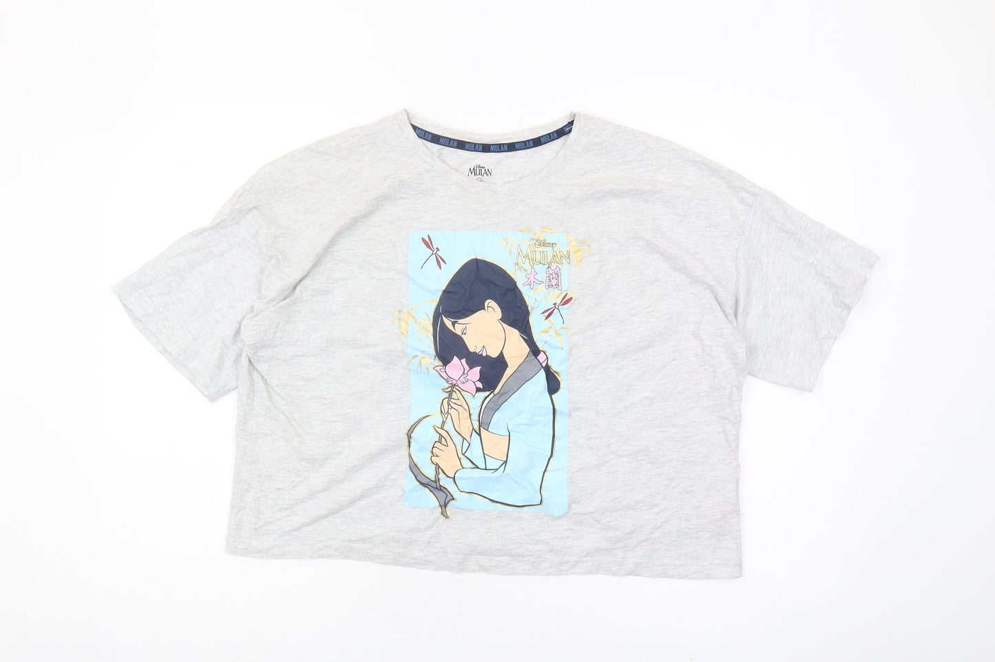 Disney Womens Grey Mulan Nightshirt M Size 12-14