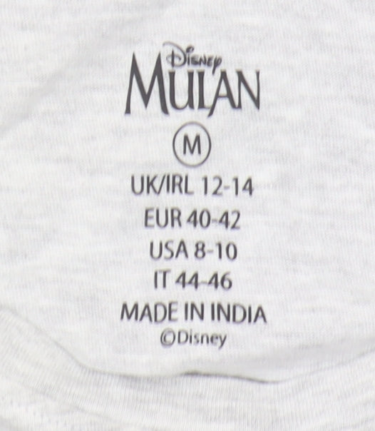 Disney Womens Grey Mulan Nightshirt M Size 12-14