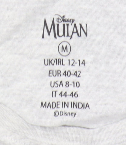 Disney Womens Grey Mulan Nightshirt M Size 12-14