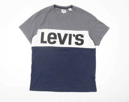 Levi's Men's Multicoloured Medium Logo T-Shirt