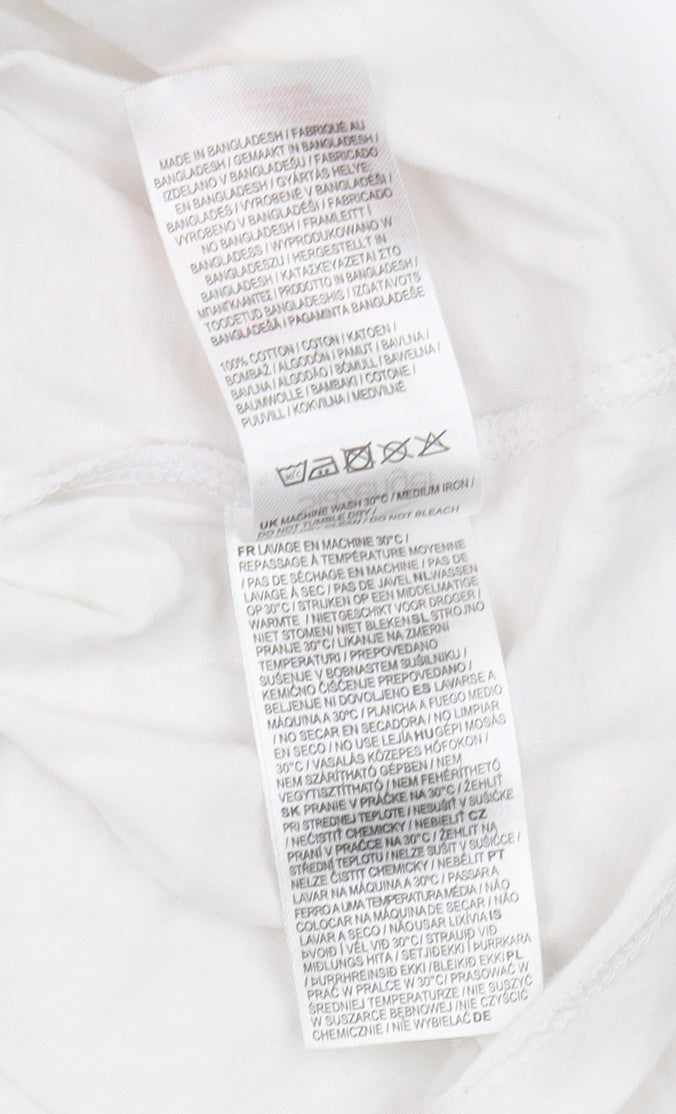 Slazenger Men's 4XL White Cotton T-Shirt