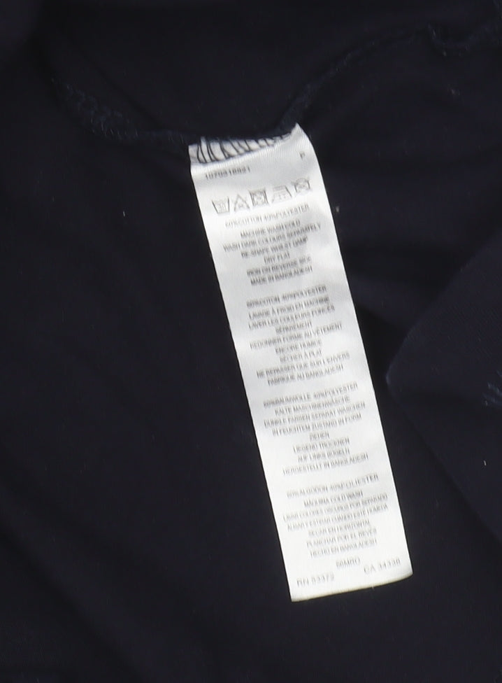 French Connection Men's Grey Polo Shirt Size L