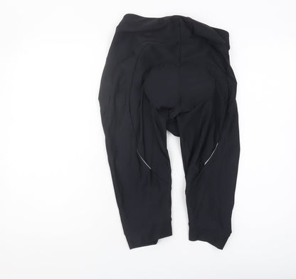 Madison Women's Black Activewear Trousers, Size 14, Elastic Waist