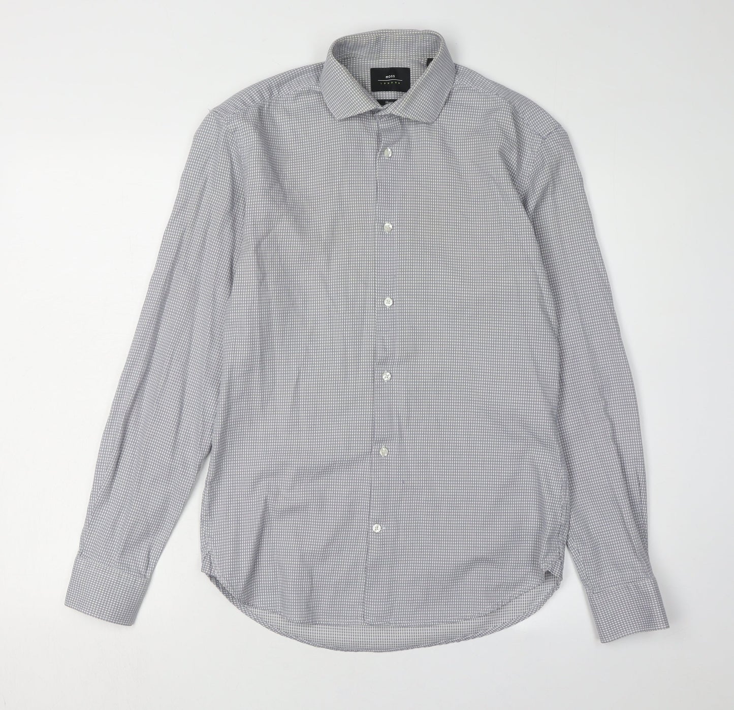 Moss London Men's Multicoloured Slim Fit Shirt