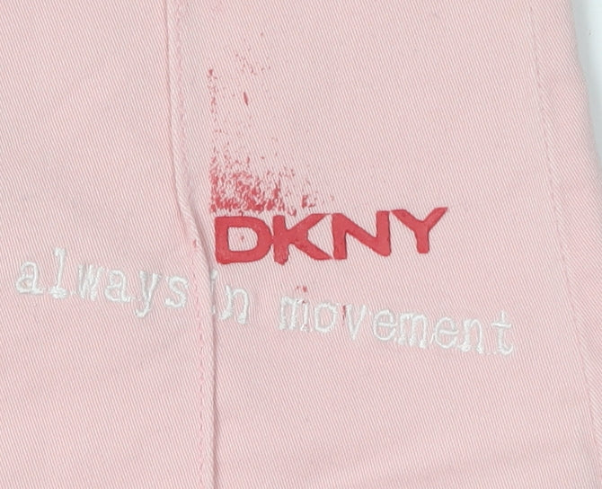 DKNY Girls Pink Trousers, Size 2 Years, Cotton Blend