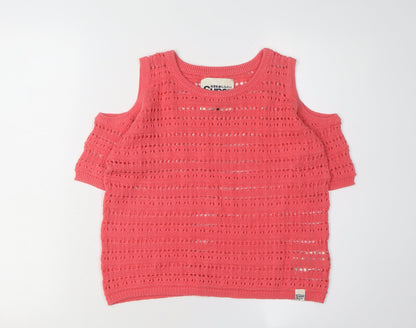 Womens UK Size XS Superdry Red Pullover Jumper