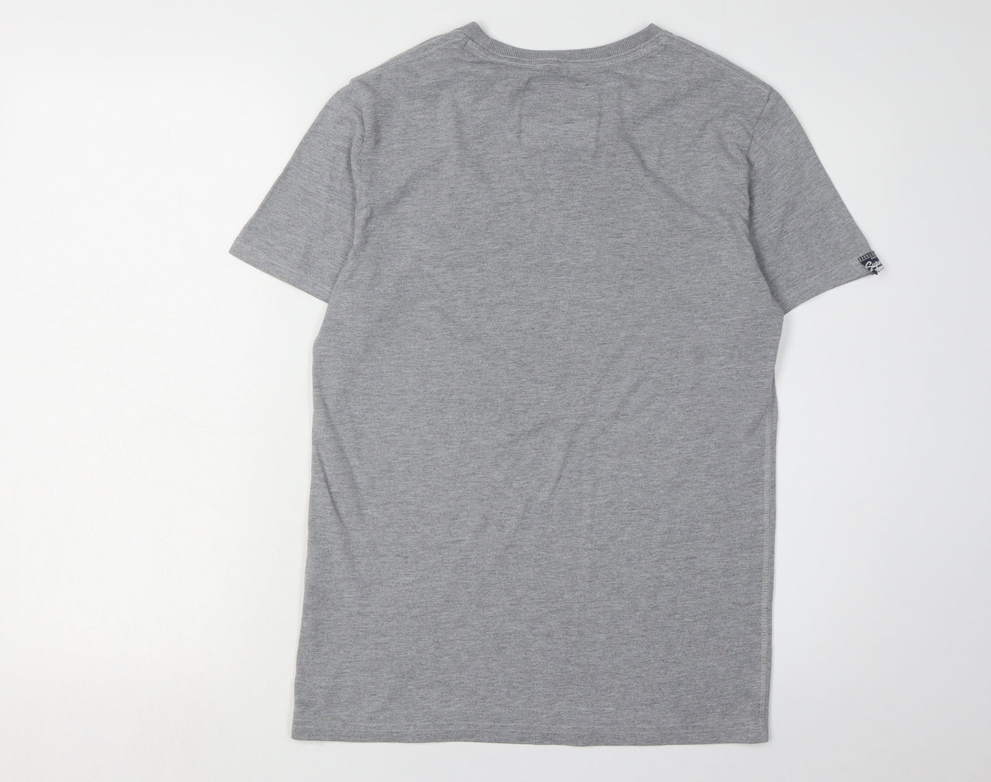 Superdry Men's Grey Graphic Print T-Shirt, Size S
