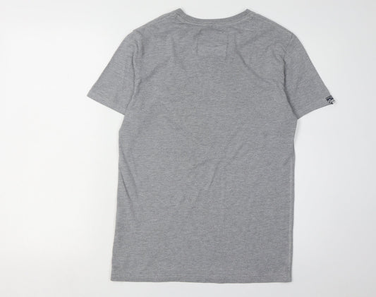 Superdry Men's Grey Graphic Print T-Shirt, Size S