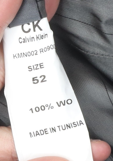 Mens UK Size 42 Calvin Klein Regular Black Suit Jacket