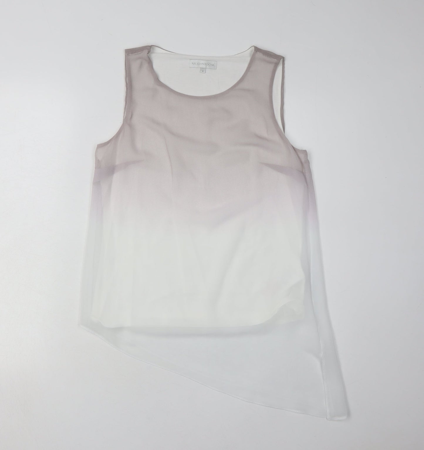 Womens UK Size 8 RJR.John Rocha Multicoloured Asymmetrical Blouse