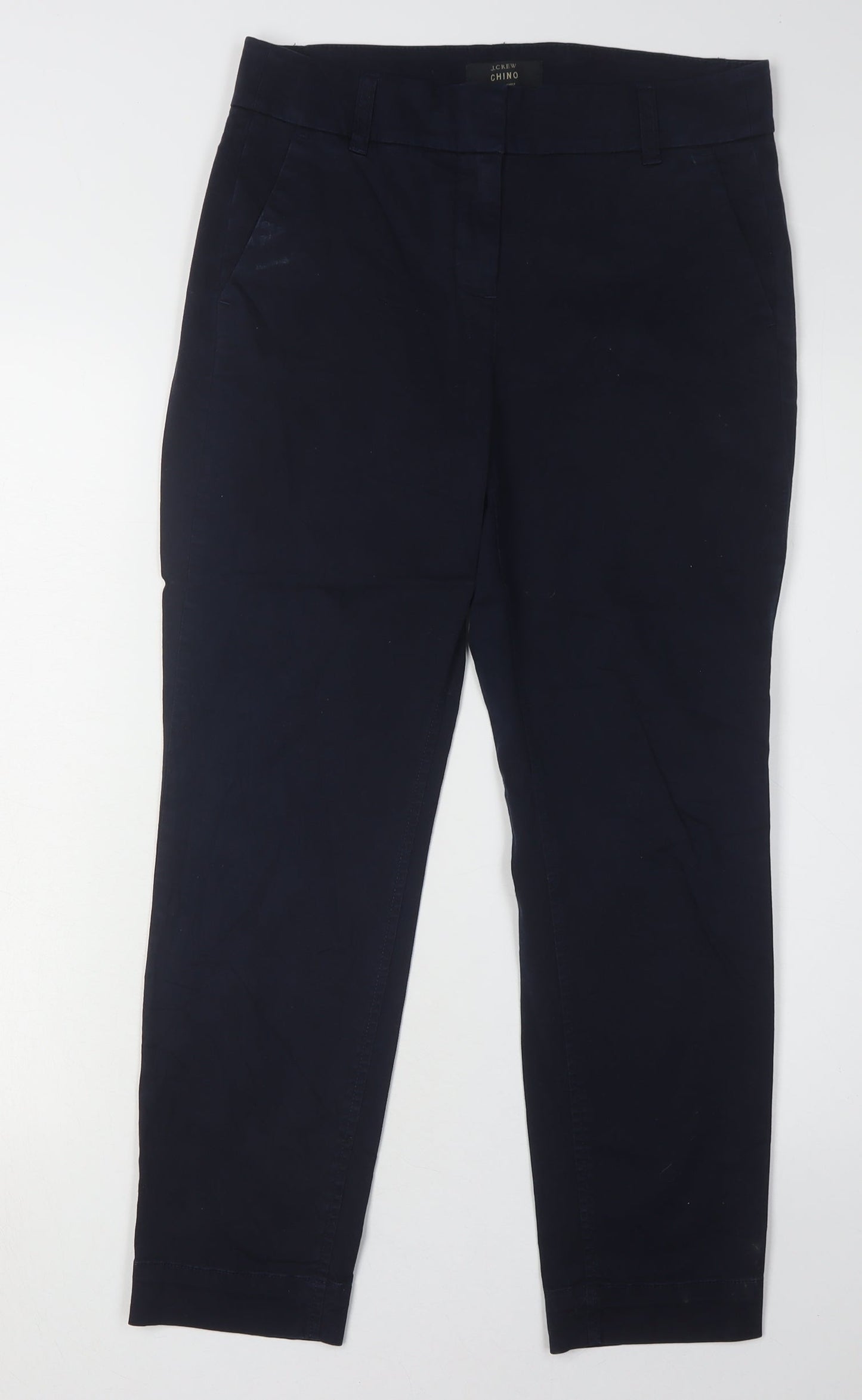 J.Crew Women's Blue Chino Trousers Size 6