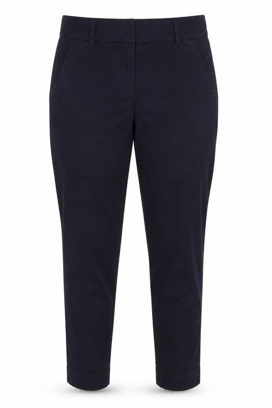 Womens UK Size 6 J.CREW Regular Fit Chino Blue Trousers