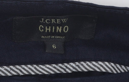 J.Crew Women's Blue Chino Trousers Size 6