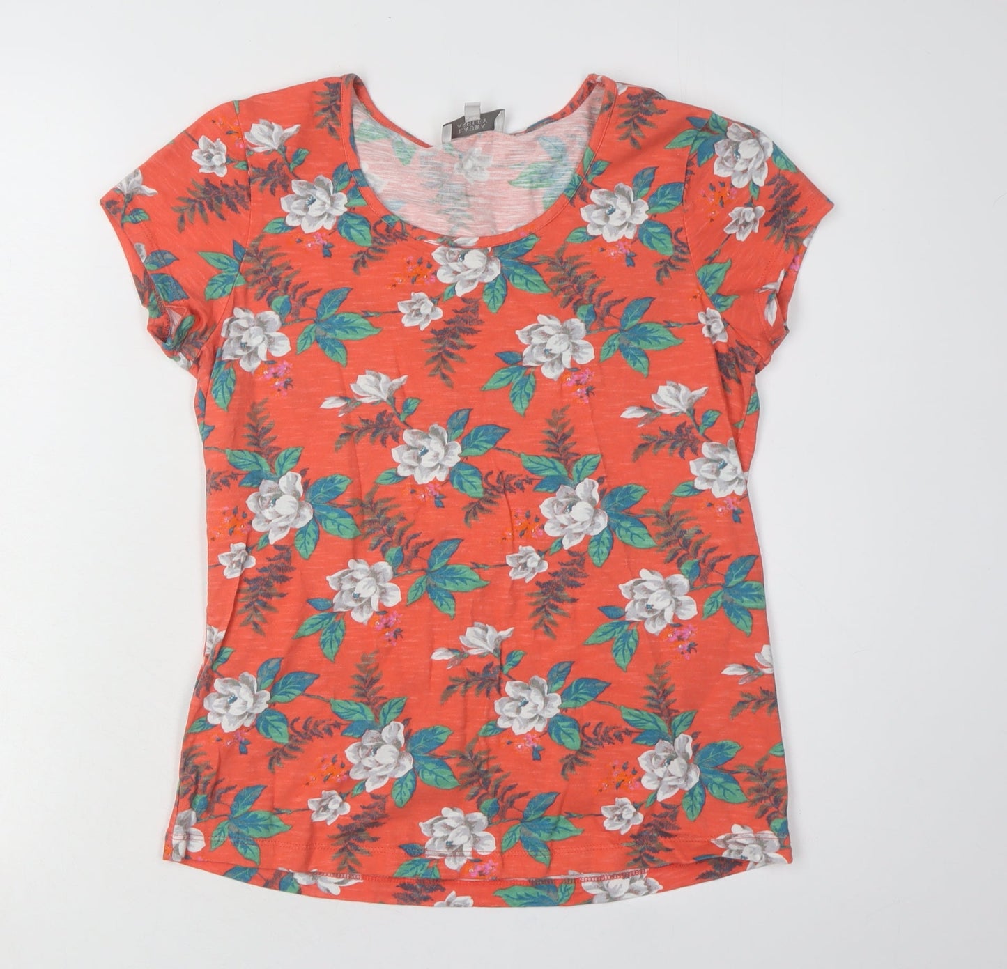 Laura Ashley Floral T-Shirt Women Multicoloured UK 10